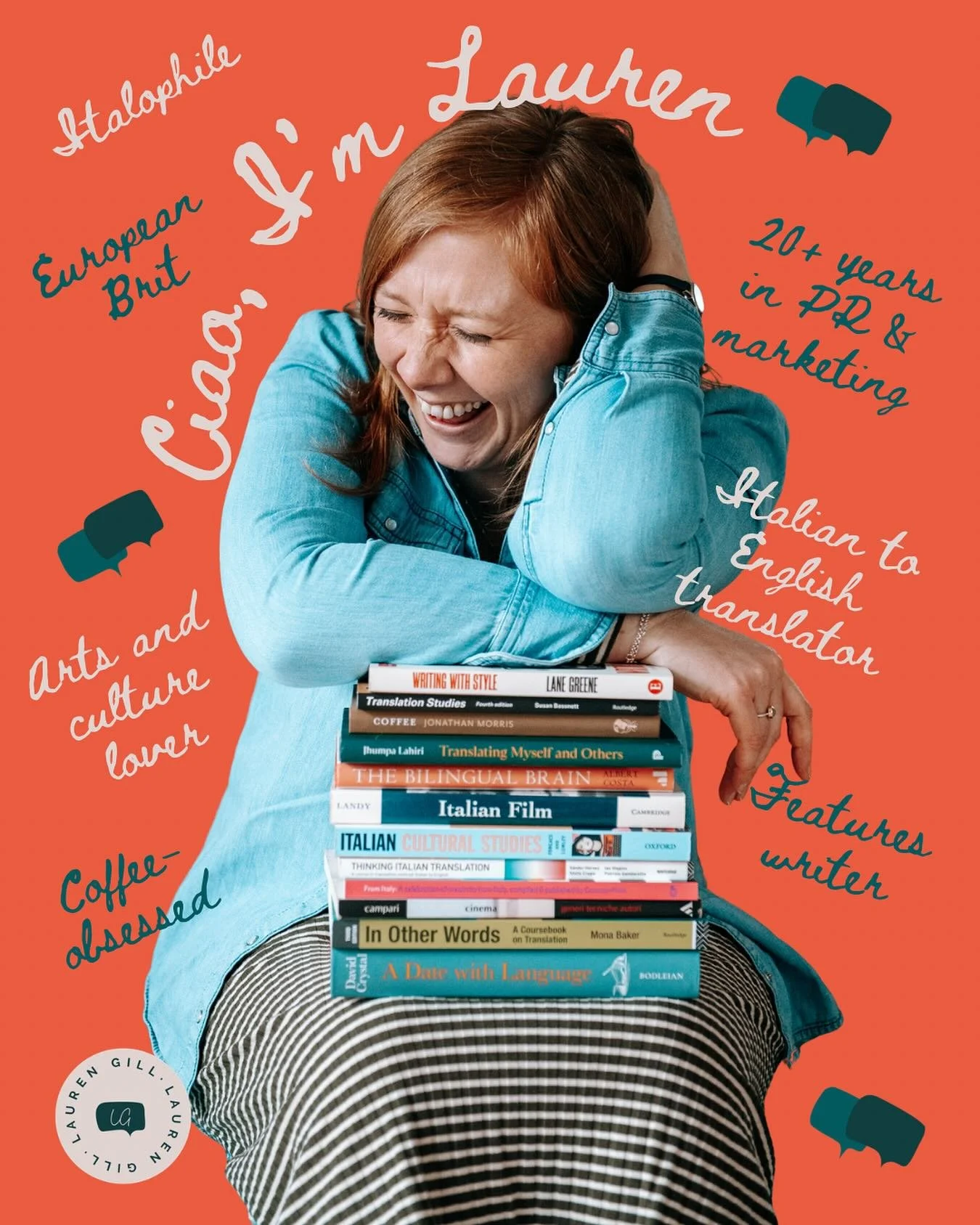 WORK WITH ME! 👩&zwj;💻✨

I&rsquo;m Lauren, a UK-based translator working from Italian into English and features writer focusing on different aspects of arts and culture in Italy. I bring over 20 years of marketing and PR experience to projects and a