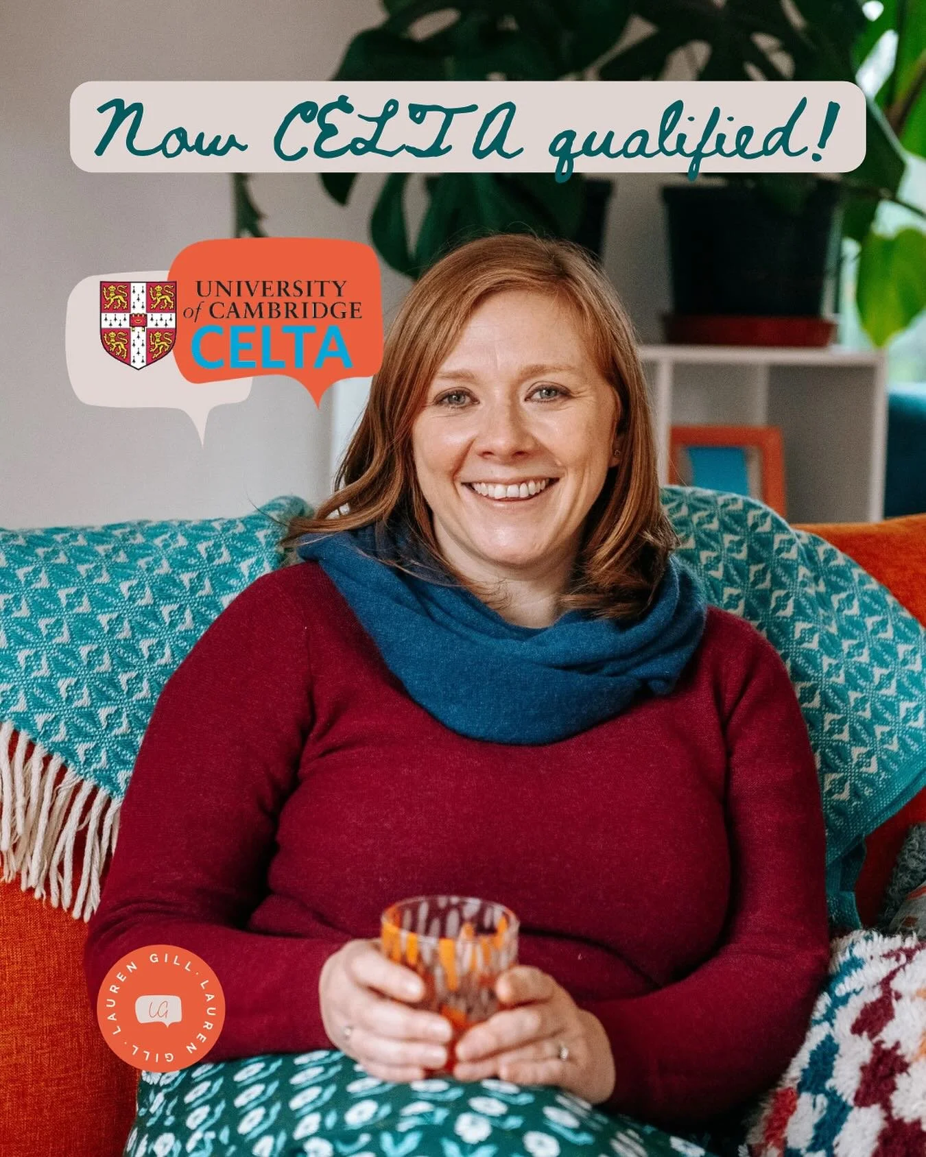 For the past six months, I&rsquo;ve been working towards gaining the internationally recognised Cambridge qualification in teaching English as a second language, CELTA. I&rsquo;m so pleased to have been awarded a Pass B, a result which only around a 