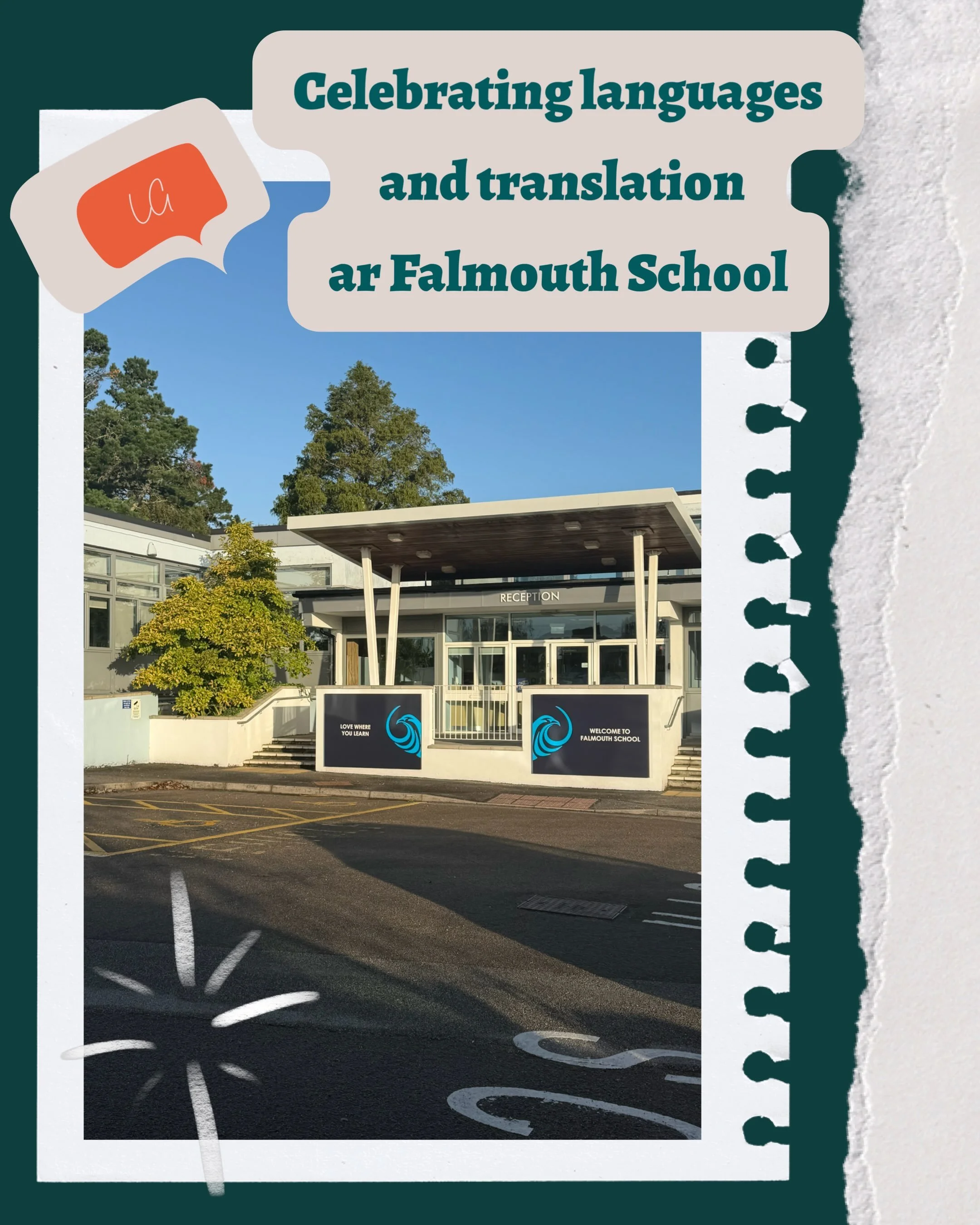 Over the past two weeks, I&rsquo;ve had the pleasure and privilege of spending time at Falmouth School here in Cornwall, working alongside the MFL department to celebrate European Day of Languages and International Translation Day ✨

With years 7, 8 