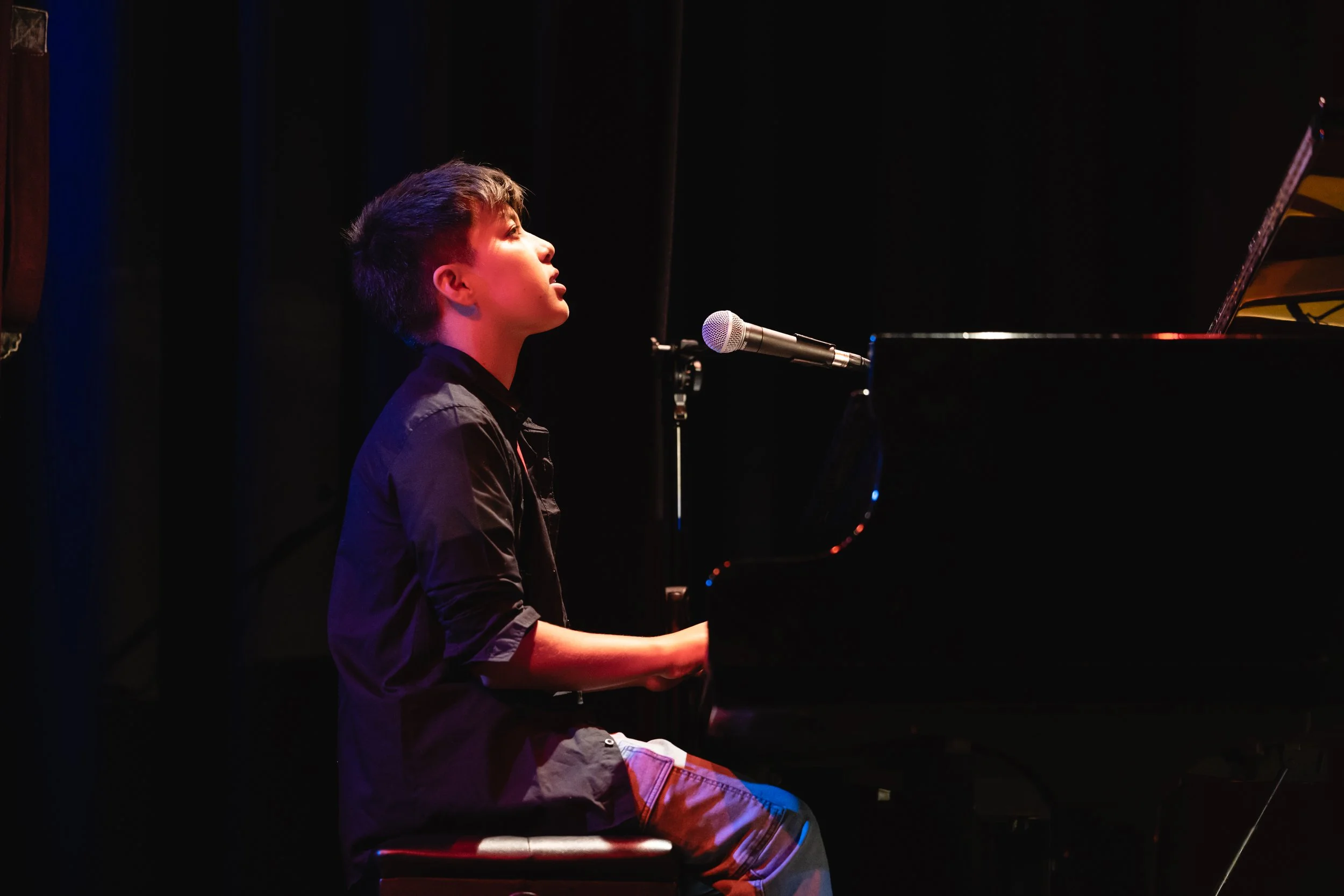 2025 Taiyo on the piano black shirt APGSMusicsoiree