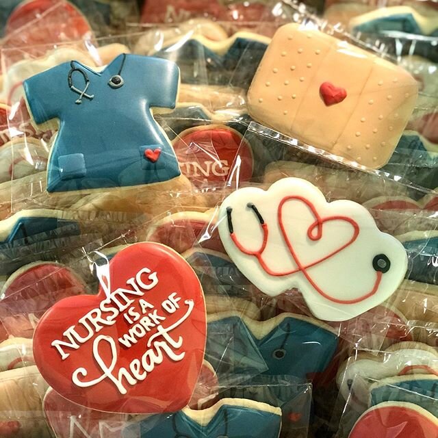 A big thank you to all the amazing nurses. Happy Nurse Appreciation Week❤️ #sgrcookie &bull;
&bull;
&bull;
&bull;
&bull;

#cookie #cookies #cookier #cookieart #decoratedcookies #royalicingcookies #decoratedsugarcookies #sugarcookies #cookiedecorating
