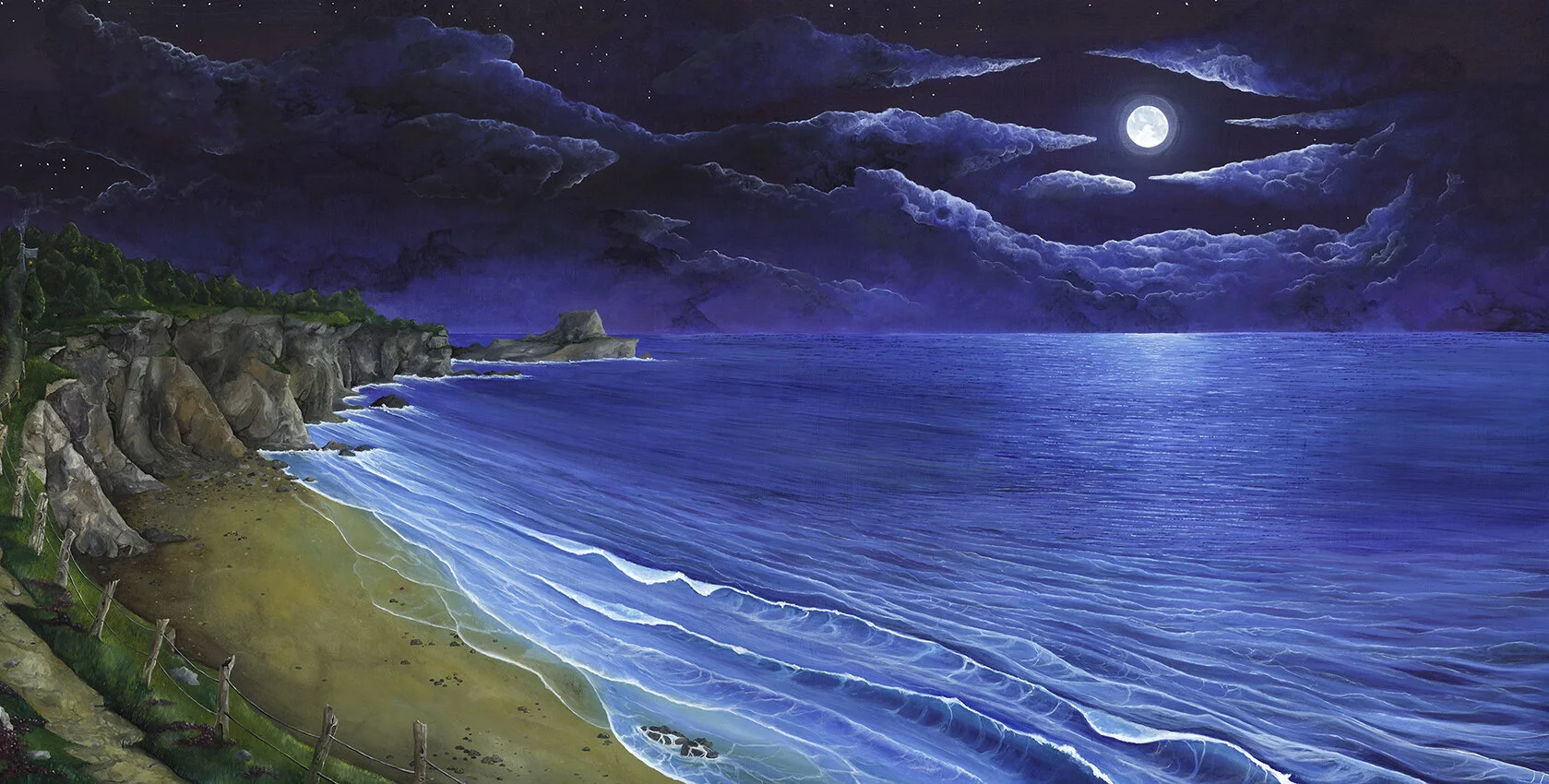 A Silent Silver Moon