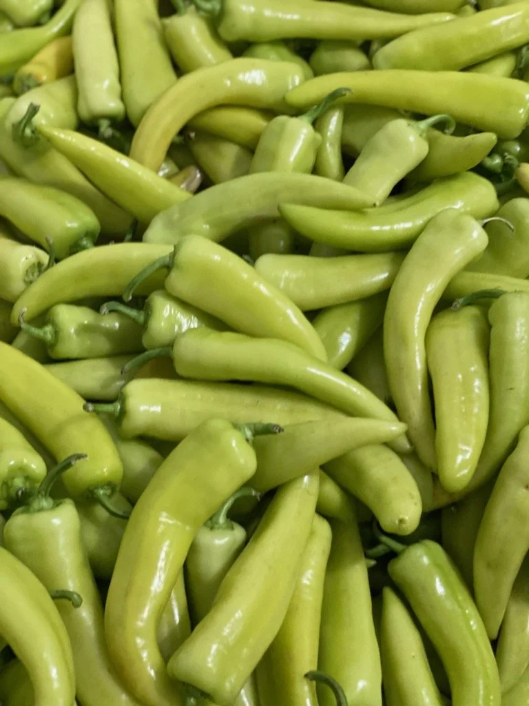 Hot Banana Peppers - HALF BUSHEL