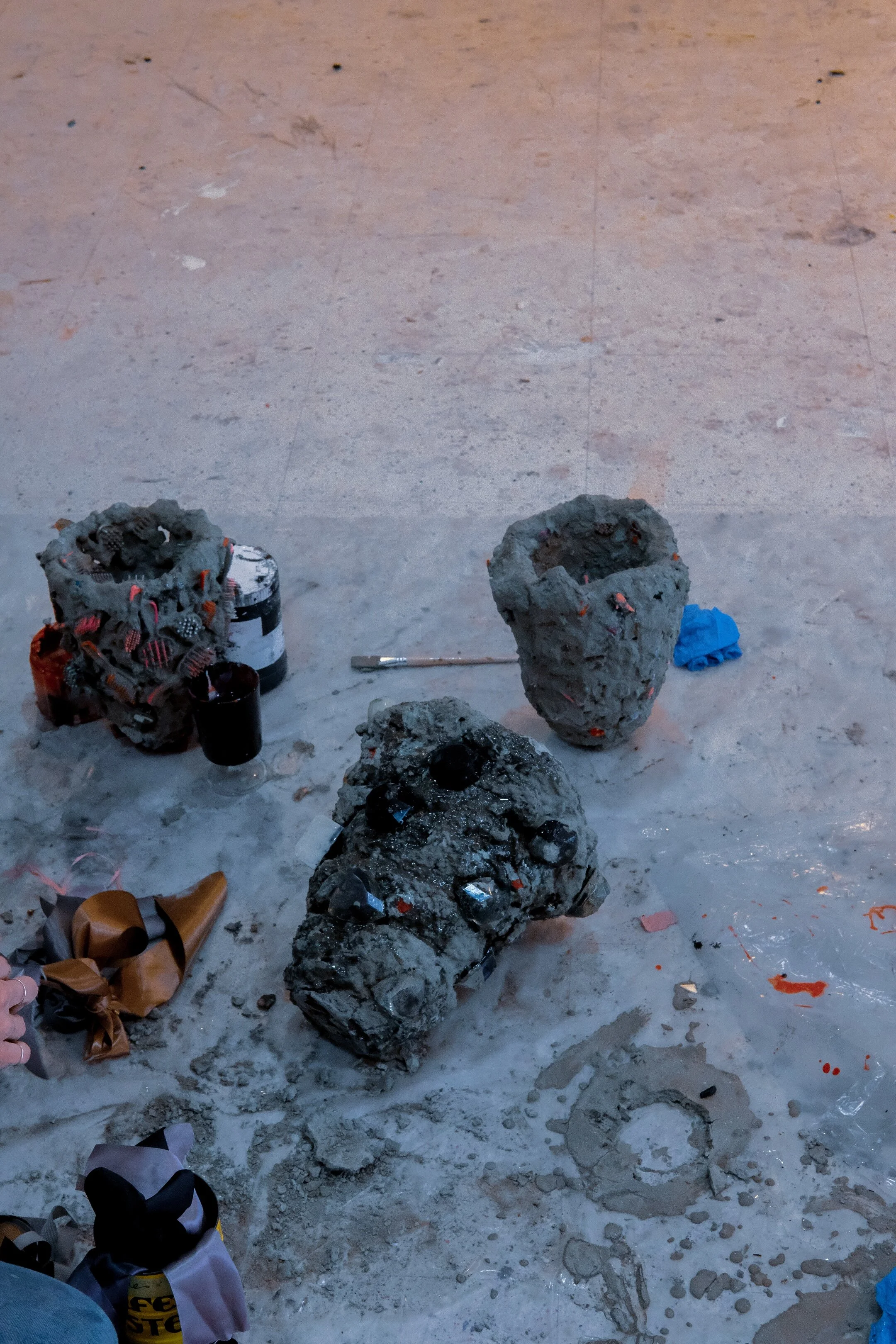  Encrusted Vessels In - Progress, 2021 