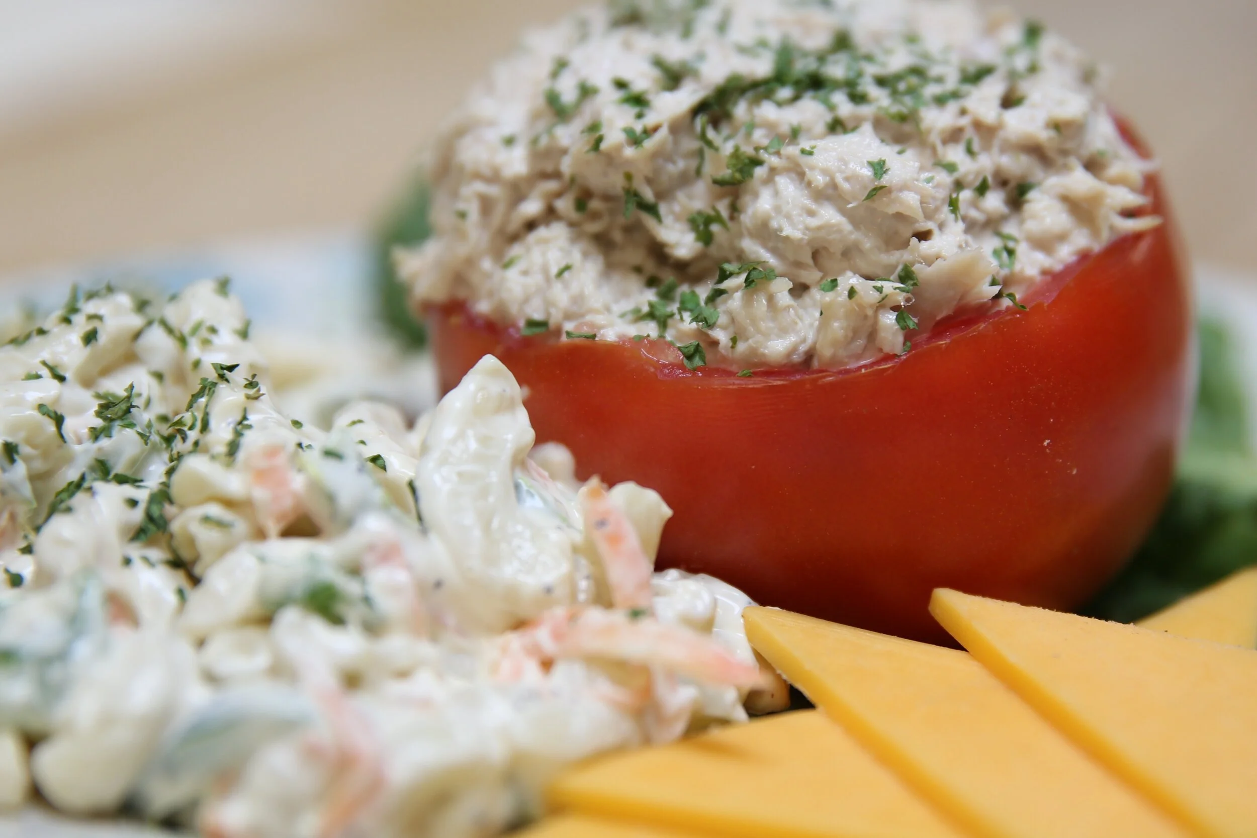 tuna in pepper boat.JPG