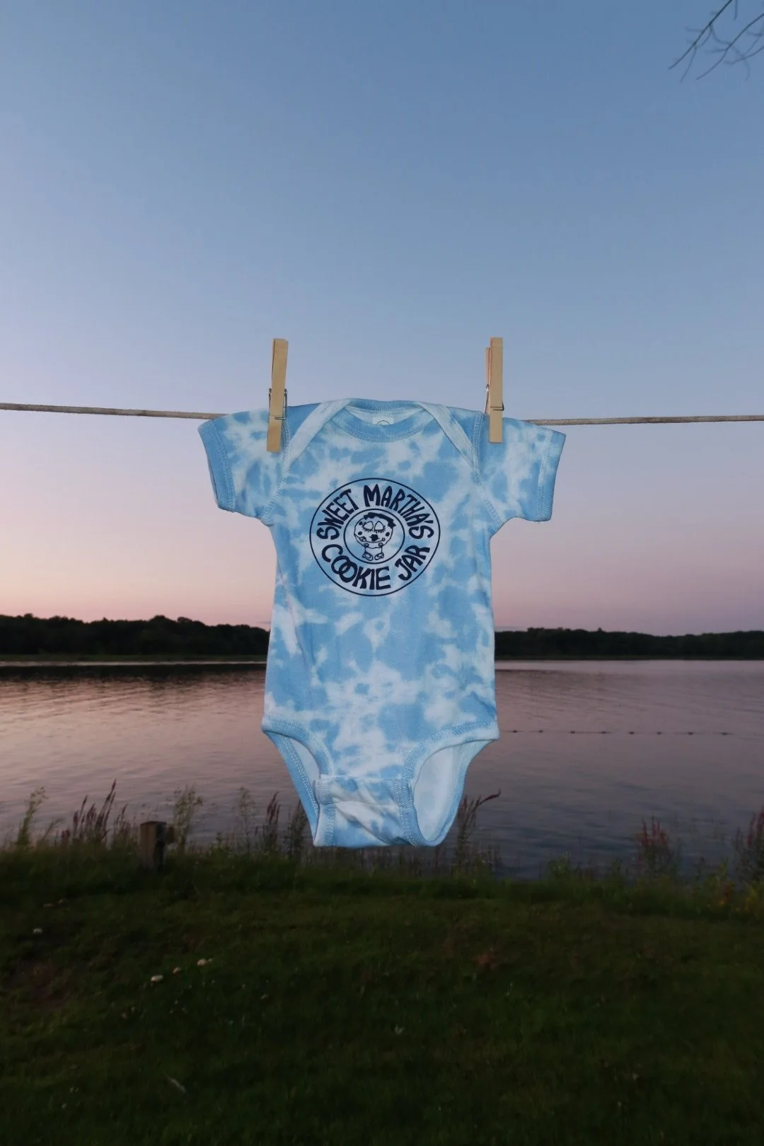 SOLD OUT -- TIE DYE BABY ONESIE