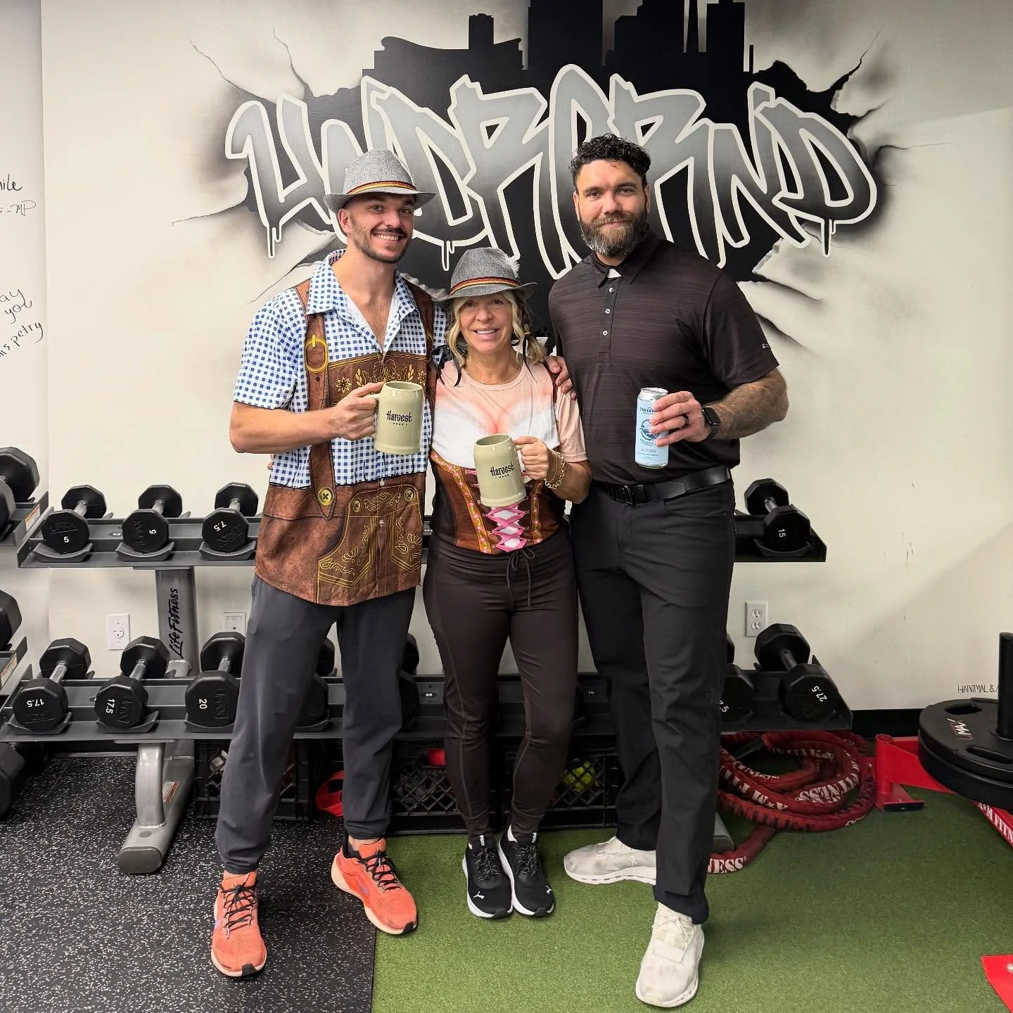 The Holy Father took our protein shakes (with creatine and electrolytes) and performed a miracle&hellip; turned them into cold beers to match the costume 🍺🙏 #GainsAndGrace #HolyHydration #halloweeen