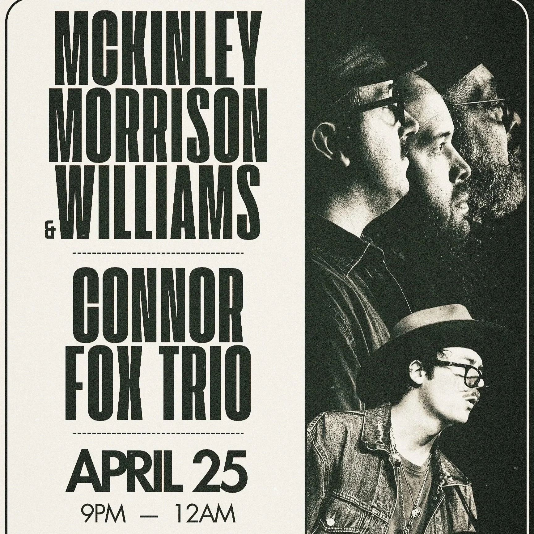 McKinley, Morrison, Williams + Connor Fox Trio