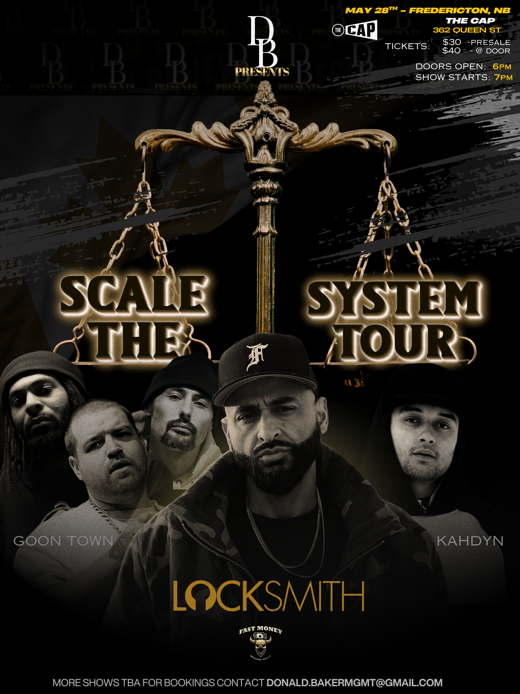 D.B Presents Scale The System Tour with Locksmith &amp; GoonTown &amp; Kahdyn
