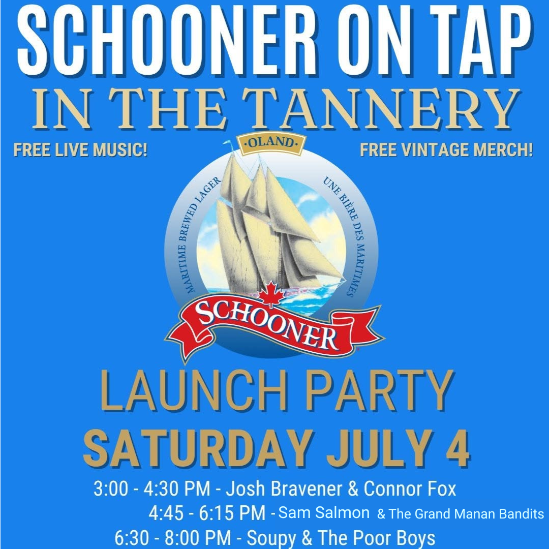 Schooner On Tap In The Tannery - LAUNCH PARTY!