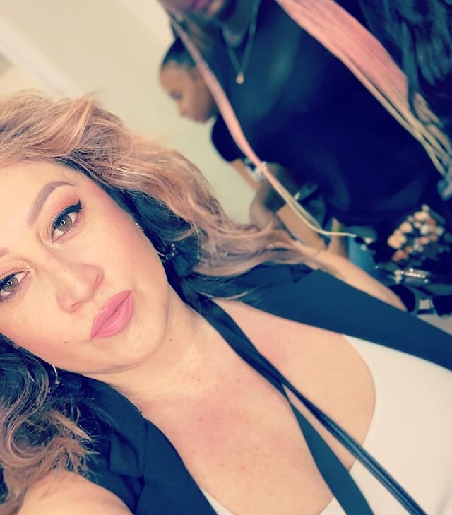 I&rsquo;m not Always on set but when I am it&rsquo;s usually someone insanely talented. #bts @m3studiosmiami #aboutlastweek stay tuned #fun #musicvideo #shoot a coming Thank you @keemachang for having me 💋