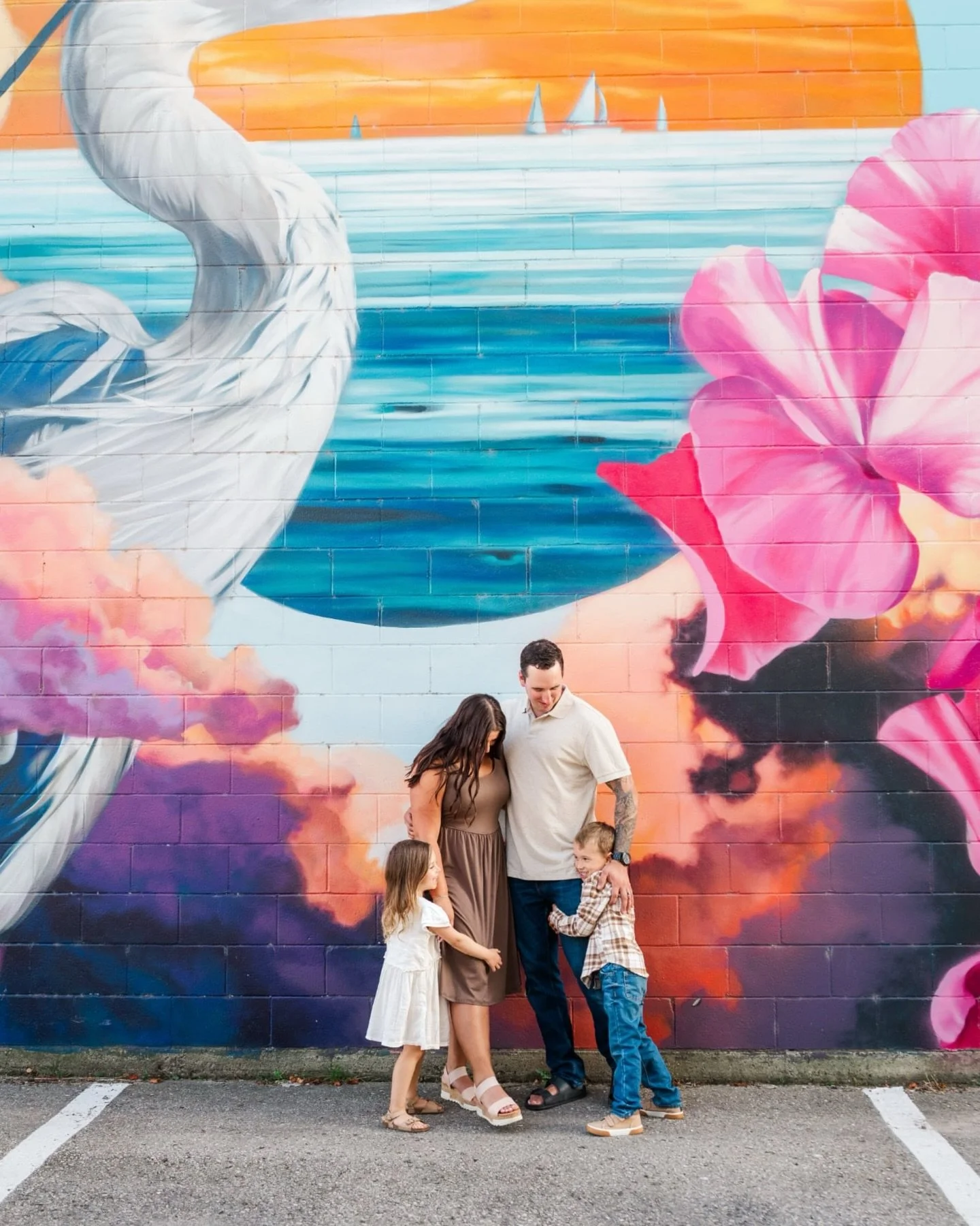The Beacoms 🤍

This session quickly became a favourite. They trusted me with the vision and everything fell into place. The colourful mural set the scene for the most fun small town ice cream date vibes after.