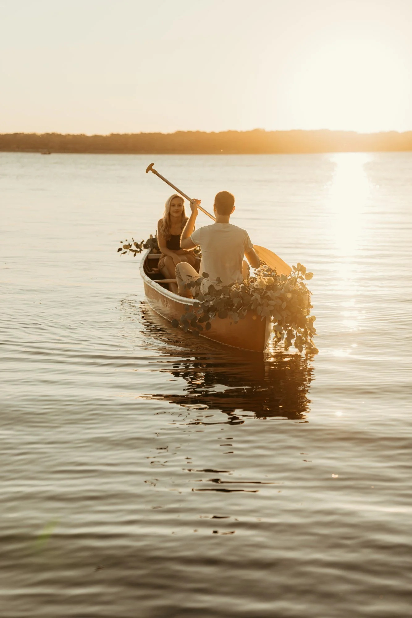 The Notebook inspired couples canoe sunset session — GABRIELLA