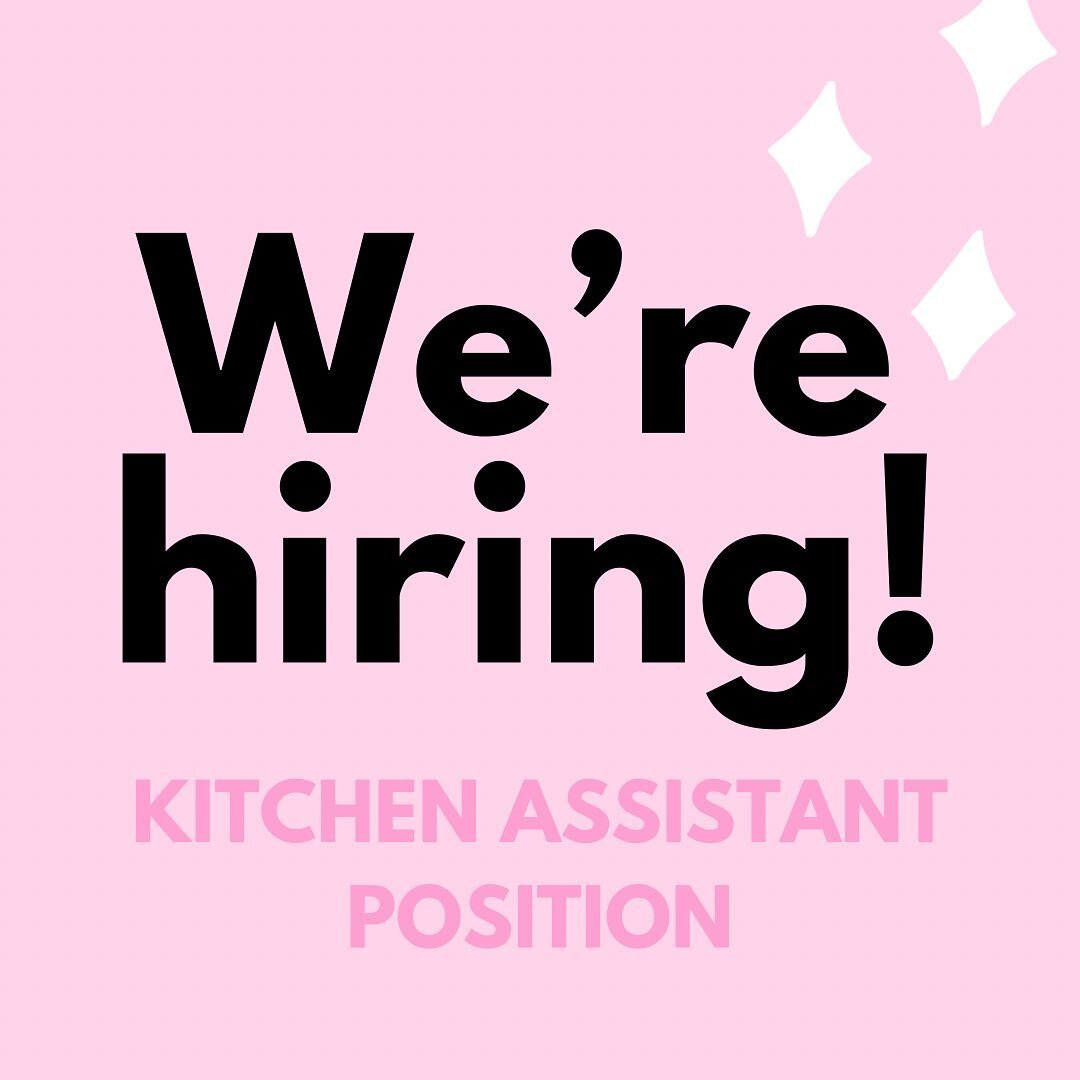 I&rsquo;m in need of a rockstar who can ease all my stresses in the kitchen 😭 

Our amazing Intern, Paula has sadly moved away to the other side of the country 🥲 (big sad) she is still on our team, now as our remote marketing manager.

 I need an e