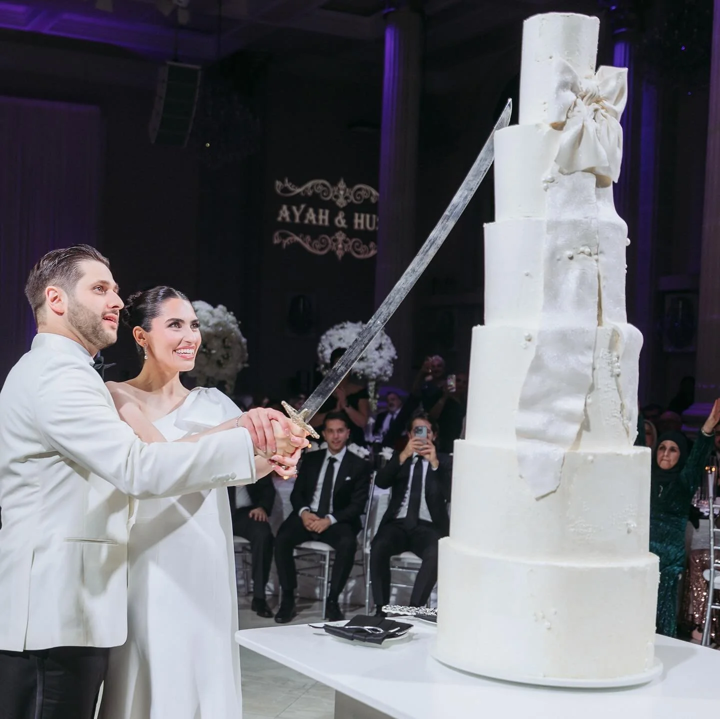 Ayah and Husni 🤍

Now booking Weddings for August-October&hellip;send us an email to inquire 📧

📸 @arazostudios 

#weddingcake #dmvweddingcake #dmvwedding