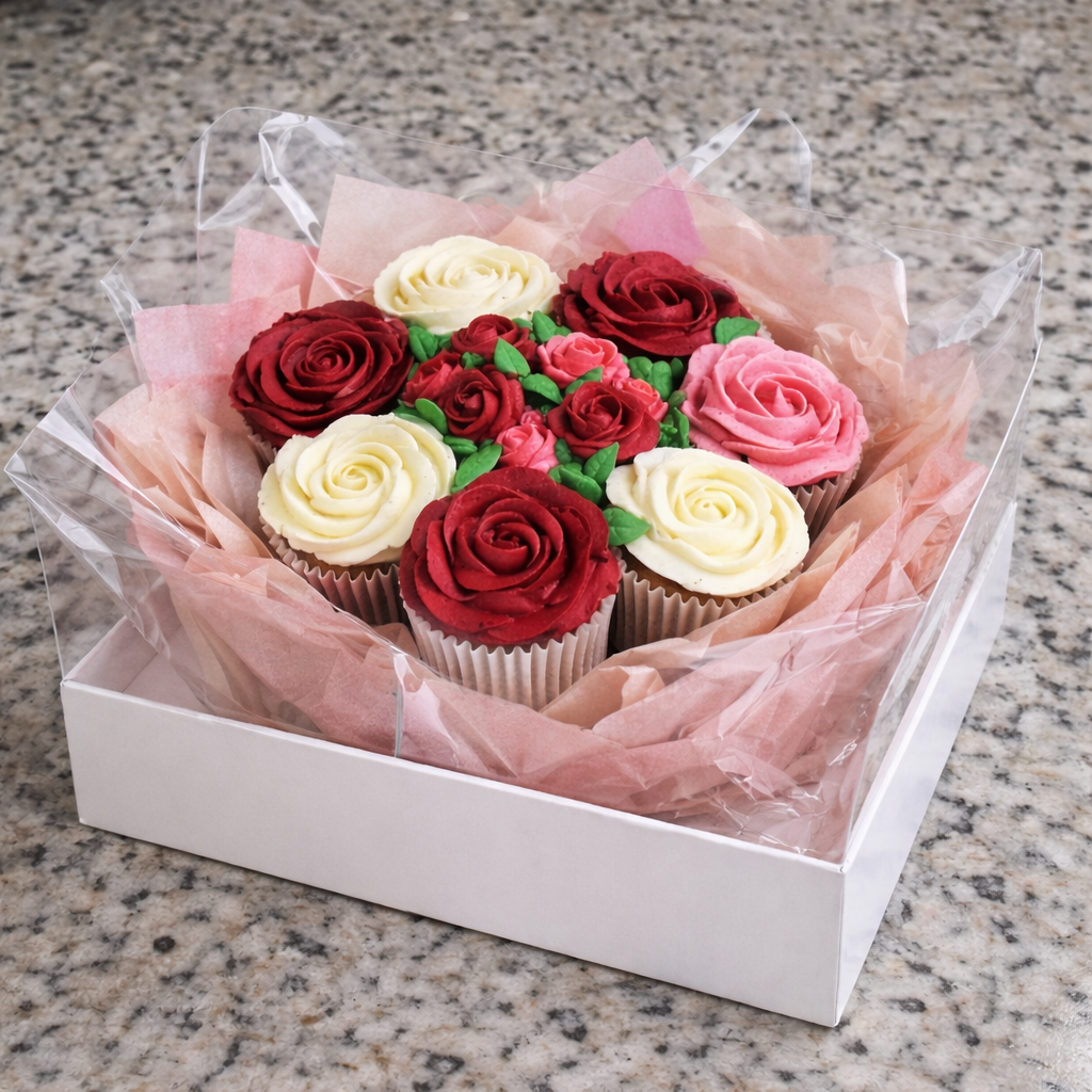Floral Bouquet Cupcakes (7 count)