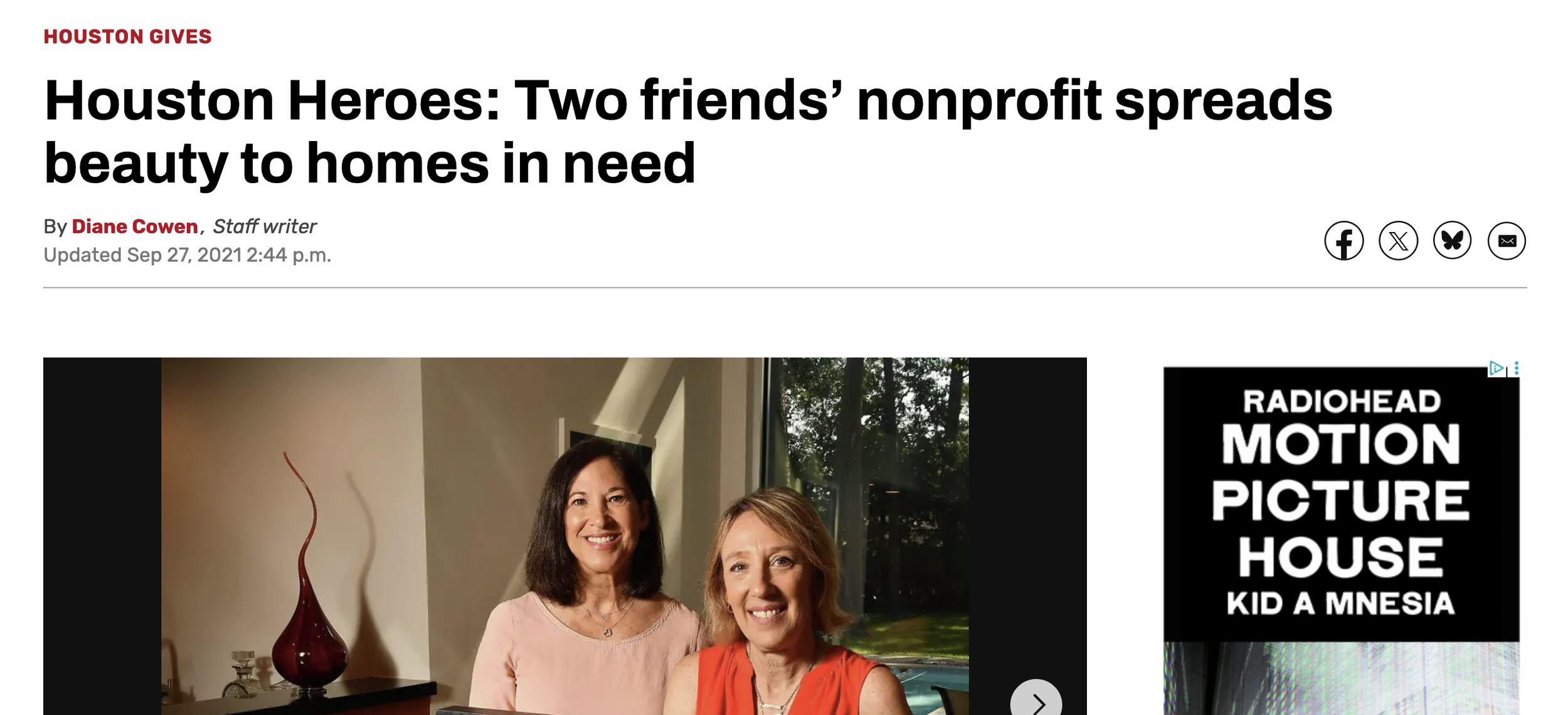 Houston Heroes: Two friends’ nonprofit spreads beauty to homes in need