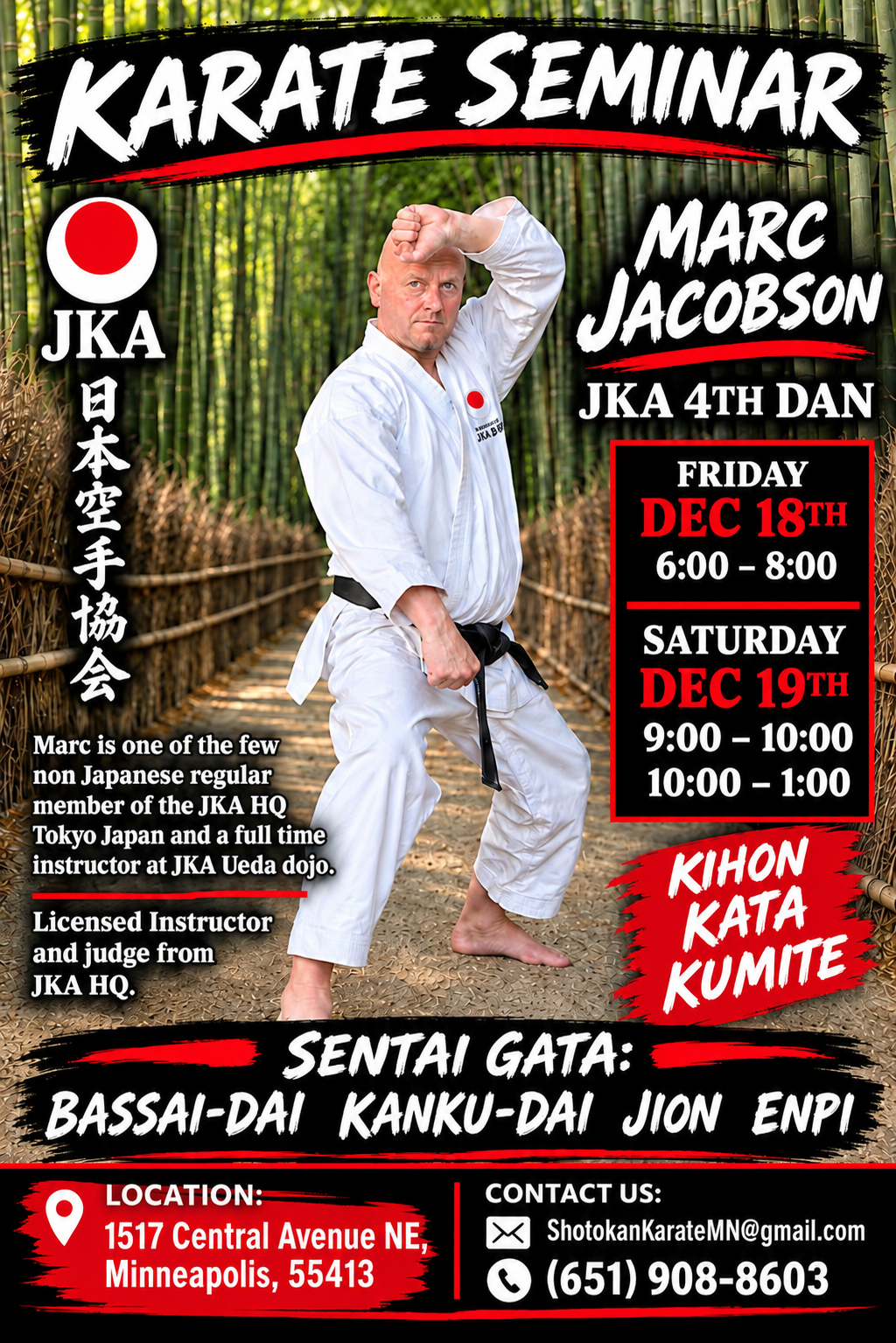 Marc Jacobson JKA seminar