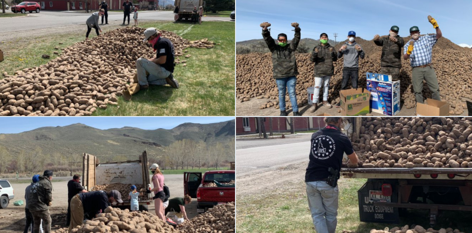 Volunteers in Idaho are rescuing food for those in need