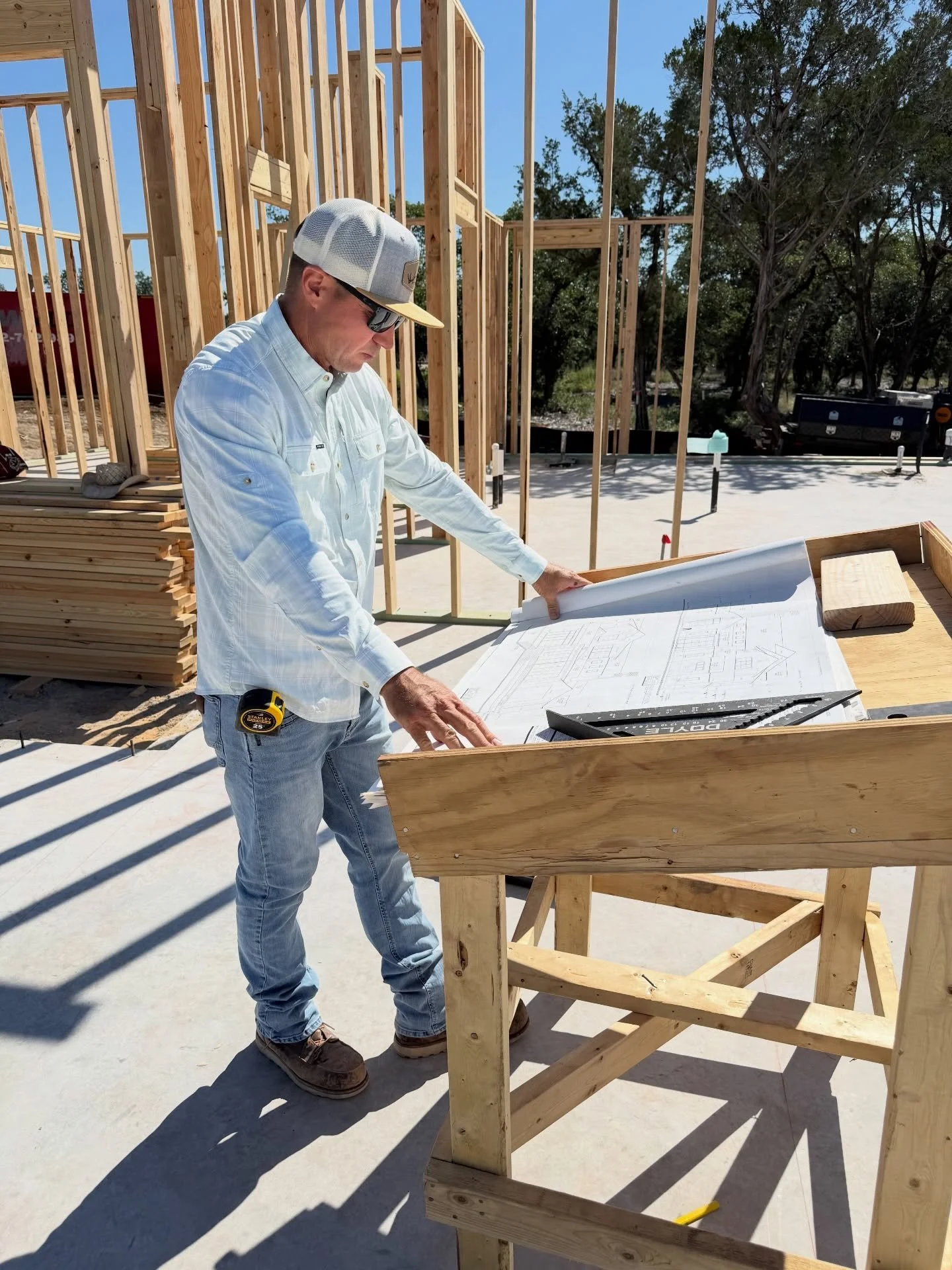 Excited to have our first home in Travis Club underway! A lot happens behind the scenes before a home starts to rise. From plans and site work to concrete and coordination, watching this one start to take shape&mdash; with Lake Travis and golf course
