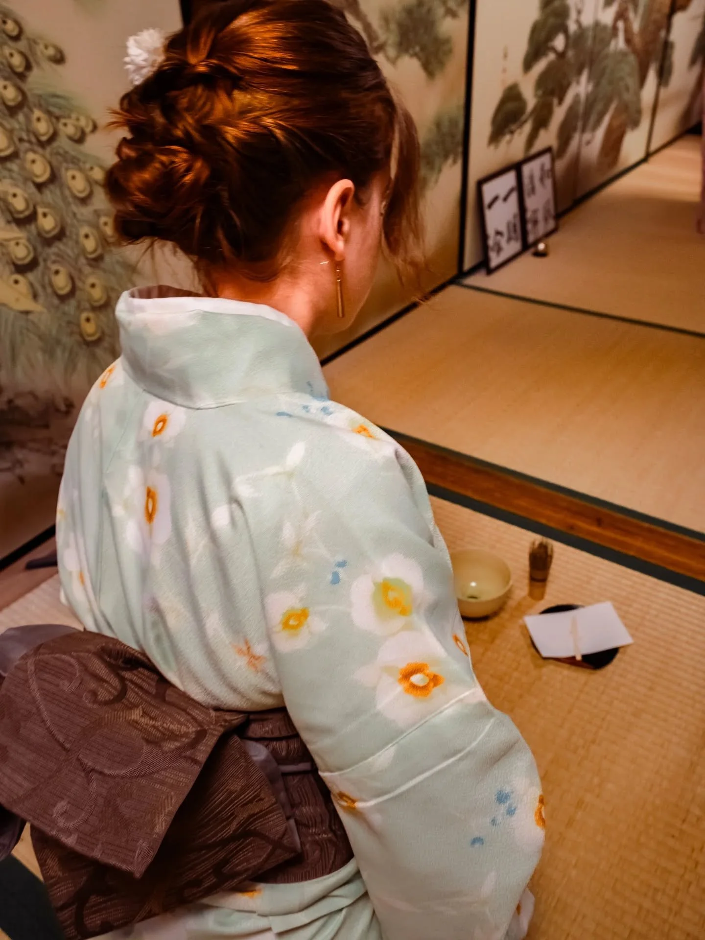 There's a difference between seeing a culture and actually stepping into it. 
In Kyoto I just had this chance, I sat on a tatami floor, wearing my kimono, and became part of something that's been passed down for generations.
Travel hits differently w