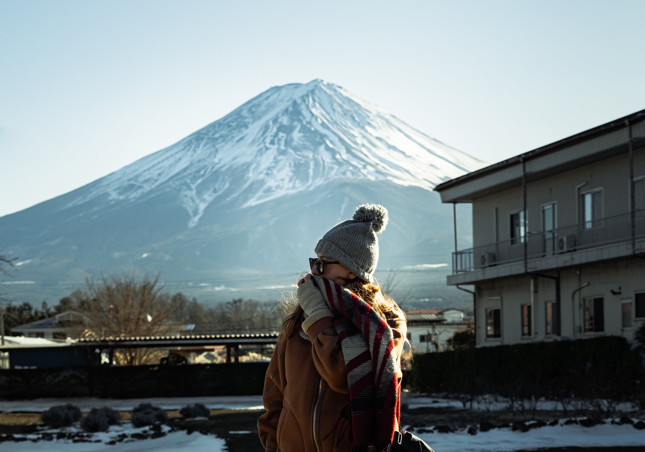 Mount Fuji viewed from Kawaguchiko in winter