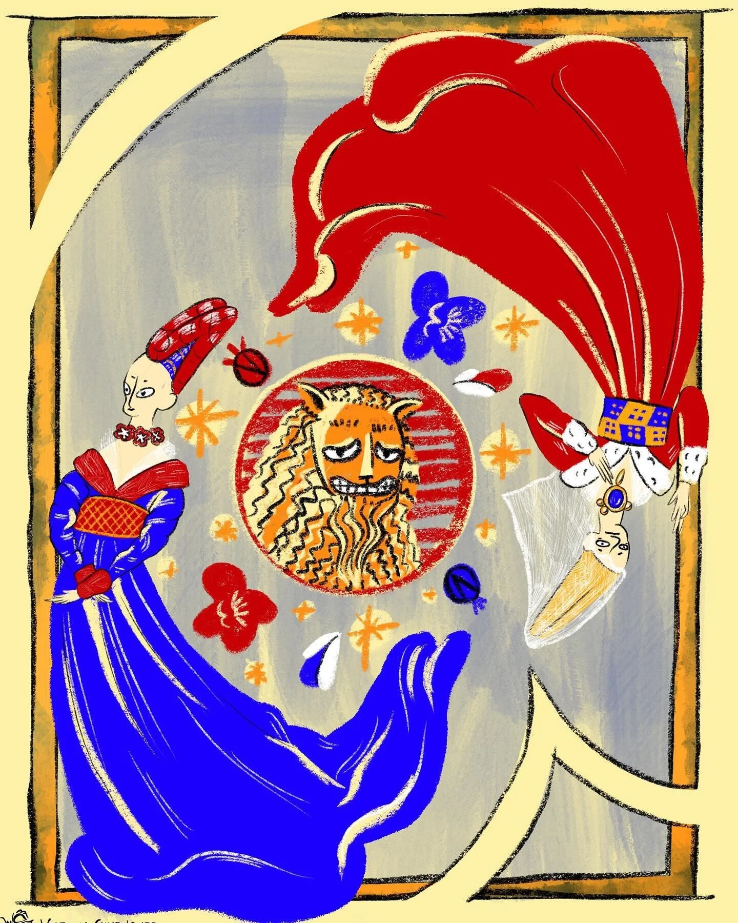 Remembering this medieval illustration I did a while back and I love it so much&hellip; I need to do more medieval studies 
.
#art #digitalart #medievalart #kidlitart #scbwi #illustration #digitalillustration