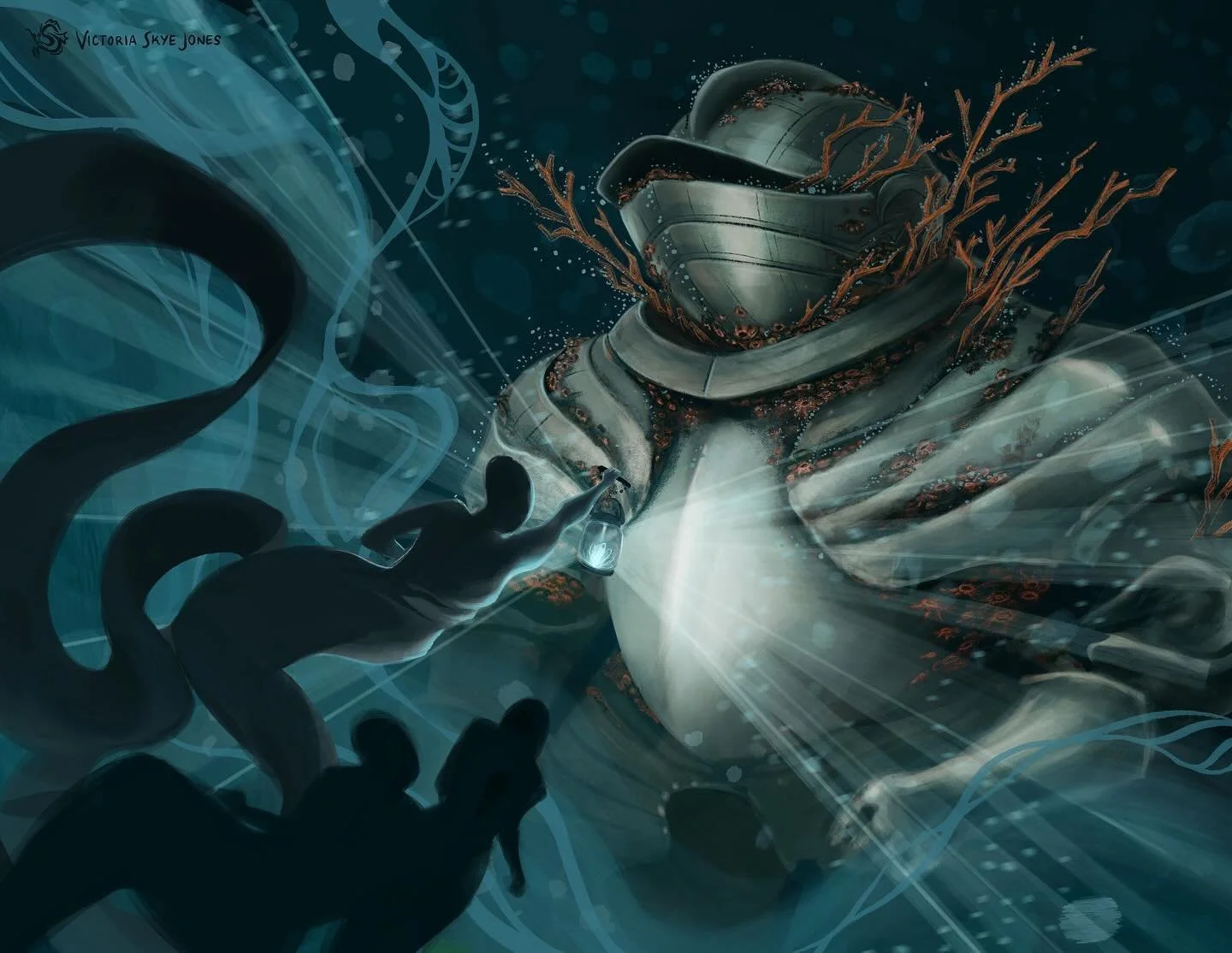 Long lost artifacts under the sea
.
#art #digitalart #fantasyart #illustration #knight #knightart #mermaid #mermaidart
