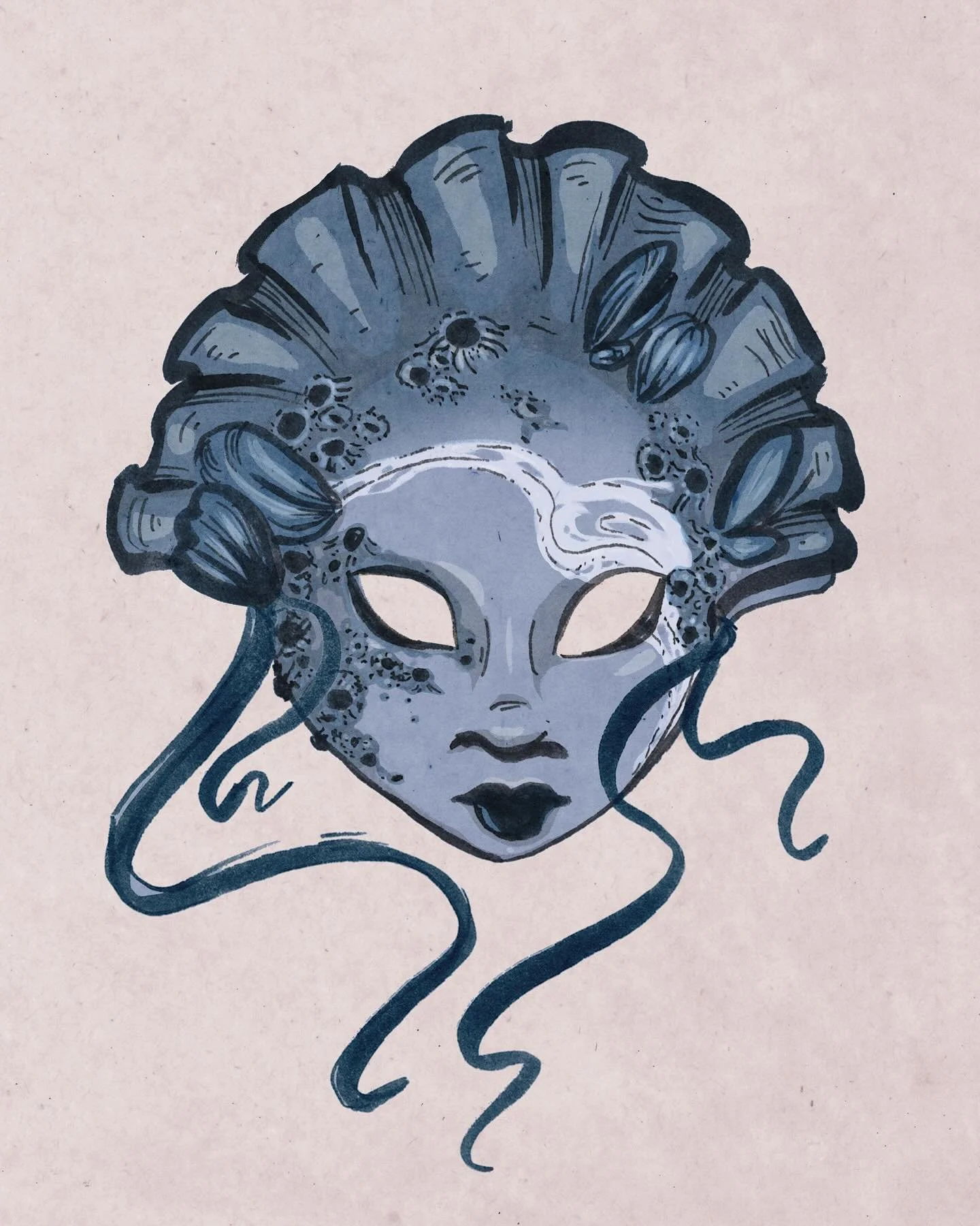 Pulled from my sketchbook ❤️ drawn in ink colored digitally 
.
#art #illustration #propdesign #illustrationartists