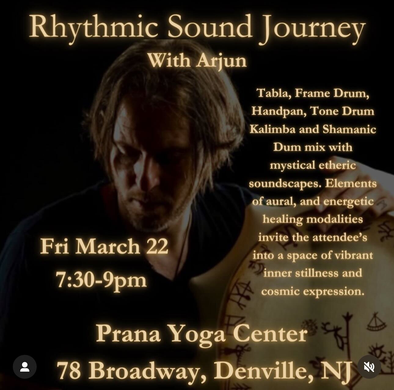 After a short guided sitting meditation Arjun weaves grounded world percussion and mystical etheric soundscapes with elements of aural, and energetic healing modalities. The attendee&rsquo;s are invited into a space of vibrant inner stillness and cos