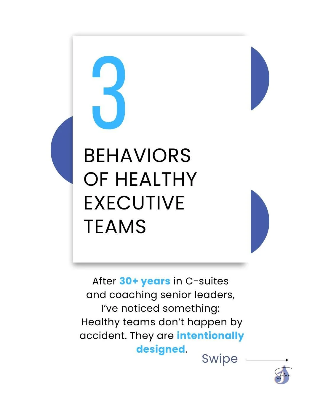 Healthy executive teams don&rsquo;t happen by accident.
They are intentionally designed.

At Statice, our Founder &amp; CEO, Kathleen Shanley, brings 30+ years of C-suite leadership experience &mdash; and one pattern consistently stands out:
The stro