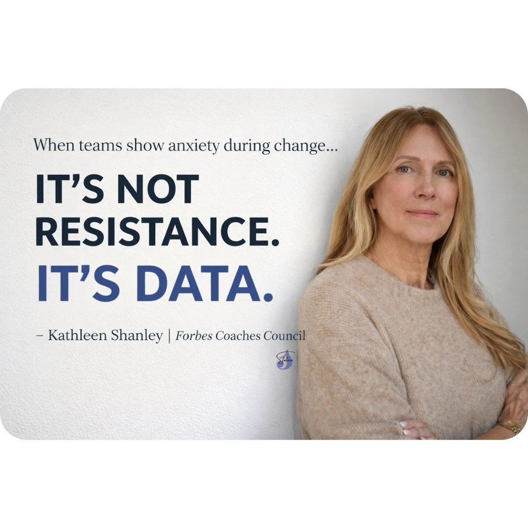 When teams show anxiety during change, it&rsquo;s often labeled as resistance.
At Statice, we see it differently.
It&rsquo;s data.

In Kathleen Shanley&rsquo;s latest Forbes Coaches Council contribution, she explores how leaders can reframe team worr