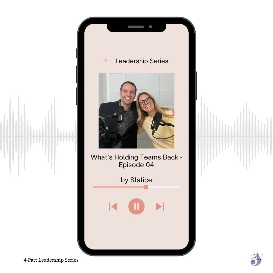 Good leaders help teams bloom where they&rsquo;re planted. 🌻

The last episode in Statice's dedicated podcast series on leadership, "What&rsquo;s Holding Teams Back," explores the often-invisible dynamics that slow progress and what leader