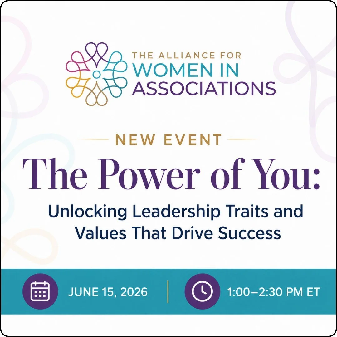 Women in association leadership are carrying a lot right now.

Change. Team dynamics. Competing priorities. The pressure to lead clearly while supporting others through uncertainty.

And often, the very strengths that help us succeed &mdash; being dr