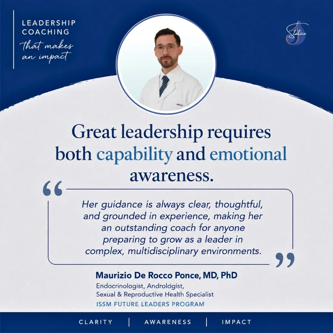 Great leadership requires both capability and emotional awareness. 💙

At Statice, we believe leadership development is about more than building skills &mdash; it&rsquo;s about helping leaders strengthen self-awareness, communication, and confidence 
