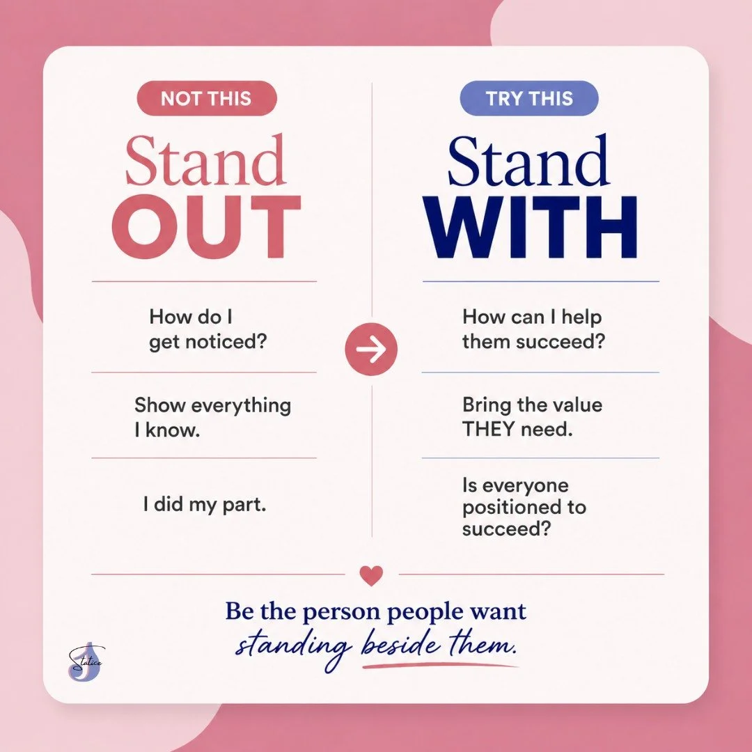 From our founder Kathy Shanley:
We&rsquo;re taught that success means standing out. Be different. Get noticed. Make sure people remember you.

But over the years, I&rsquo;ve learned that some of the best opportunities don&rsquo;t come from trying to 