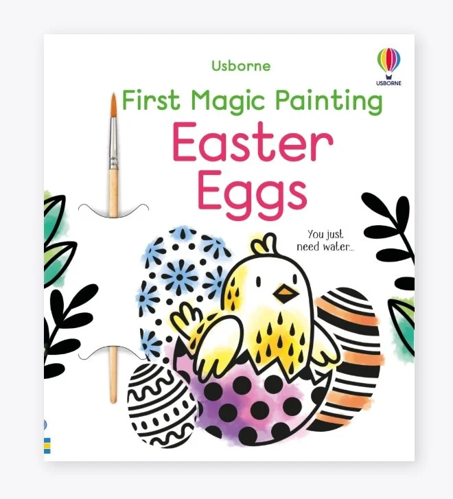 First Magic Painting Easter Eggs