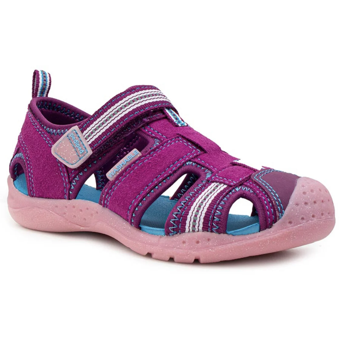Pediped Sahara Water-Friendly Sandal Berry — Children's Boutique