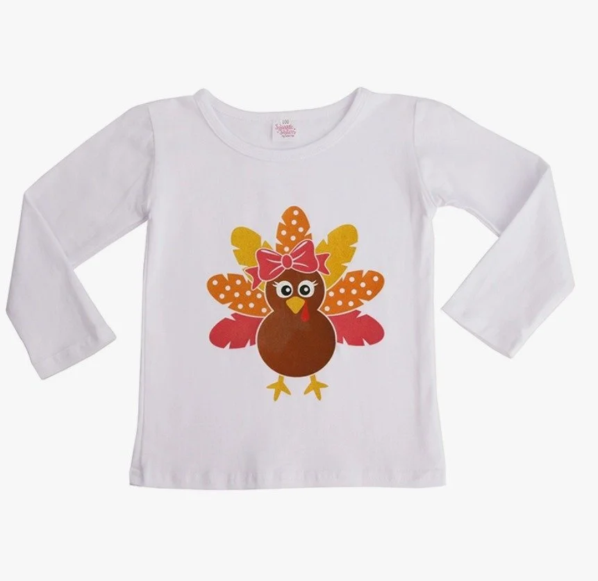 Sparkle Sisters | Glitter Turkey Tee