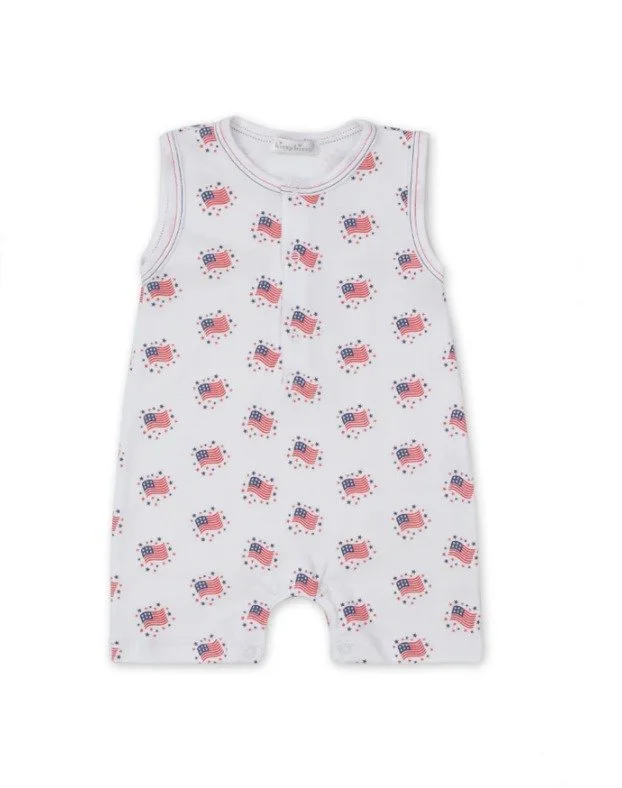 Kissy Kissy | Essence of America Sleeveless Playsuit