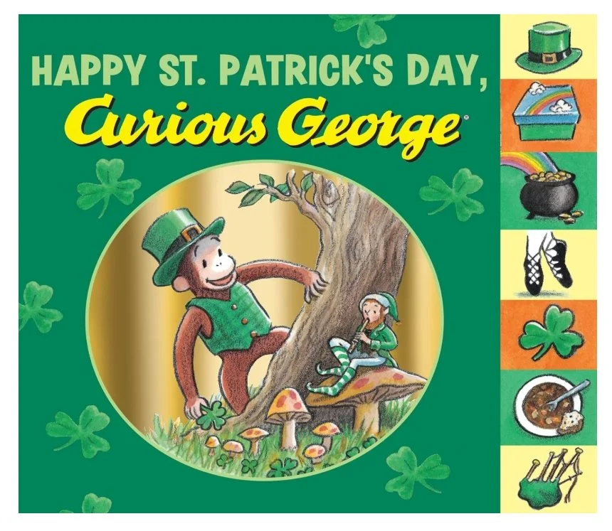 Happy St. Patrick's Day, Curious George Board Book