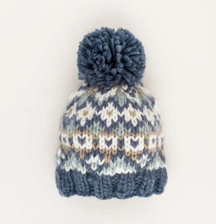 Huggalugs | Fairisle Slate Hat