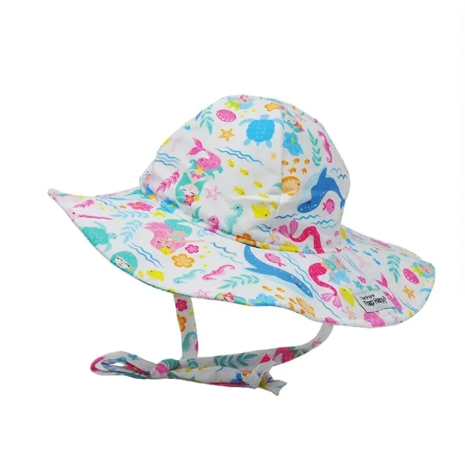 Flap Happy | UPF 50+ Floppy Hat Mermaid Friends