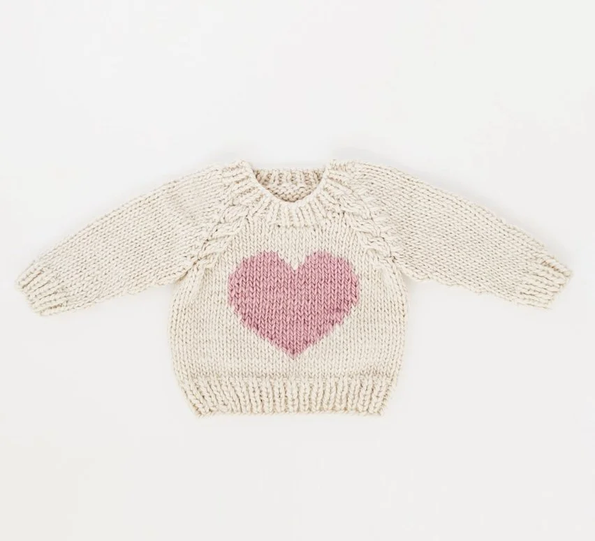 Huggalugs | Sweetheart Crew Neck Sweater
