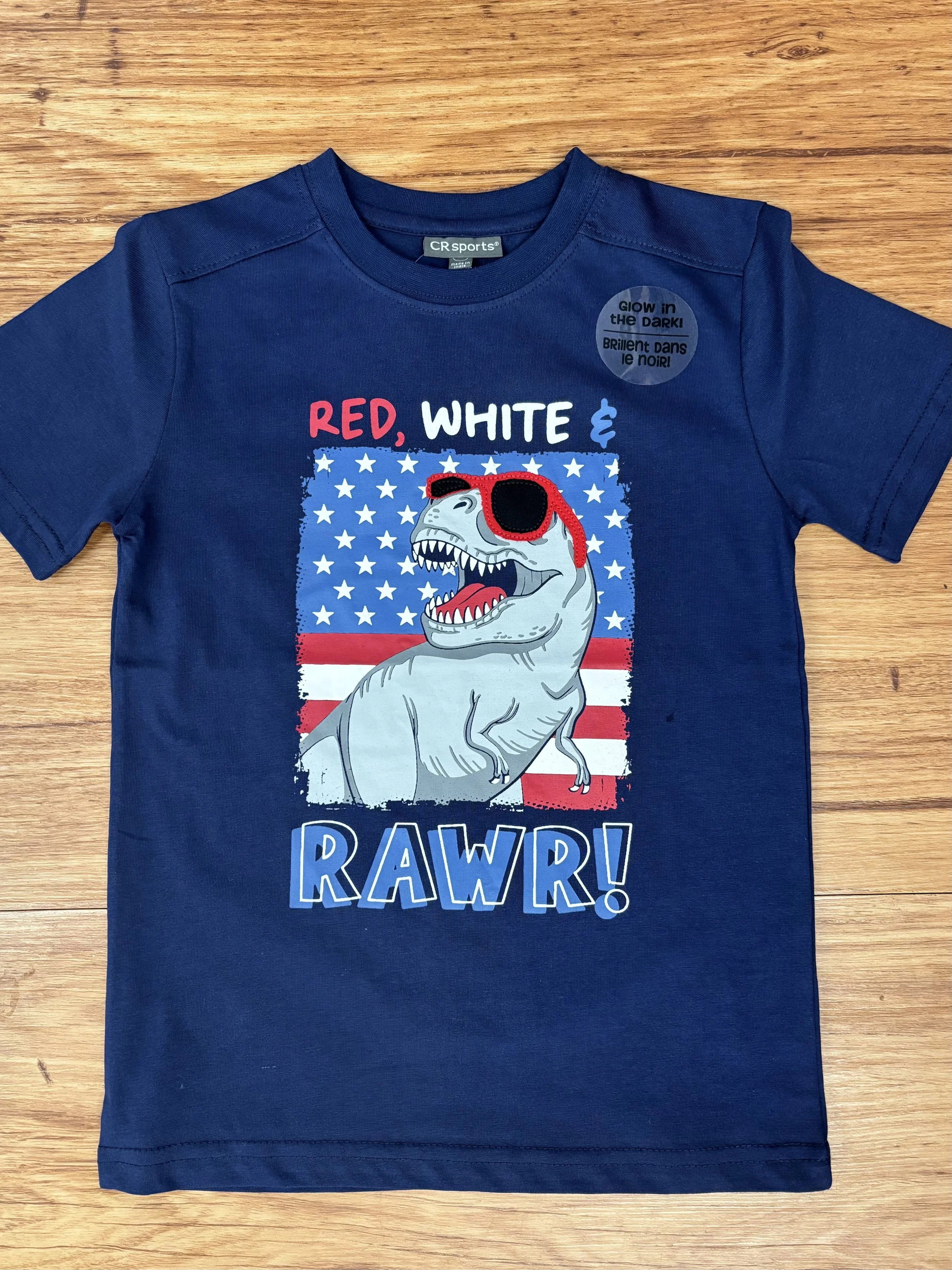 CR Sport | T-Rex Flag Glow-in-the-Dark Tee