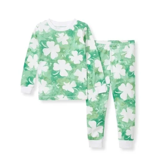 Artsy Clover Organic Cotton 2-pc Pajamas