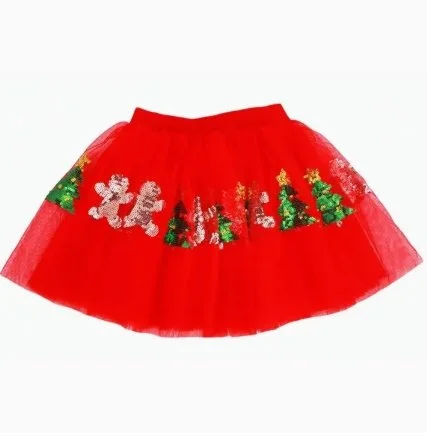 Gingerbread Tree Tutu Fits 2-6