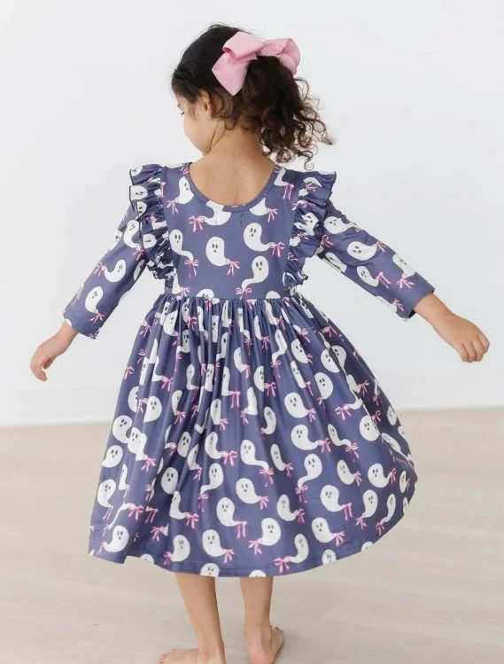 Mila & Rose | Tied with a Boo Ruffle Twirl Dress