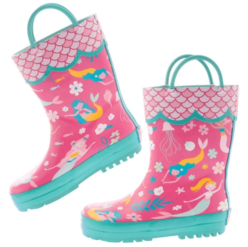 Stephen Joseph | Pink Mermaid Rain Boots