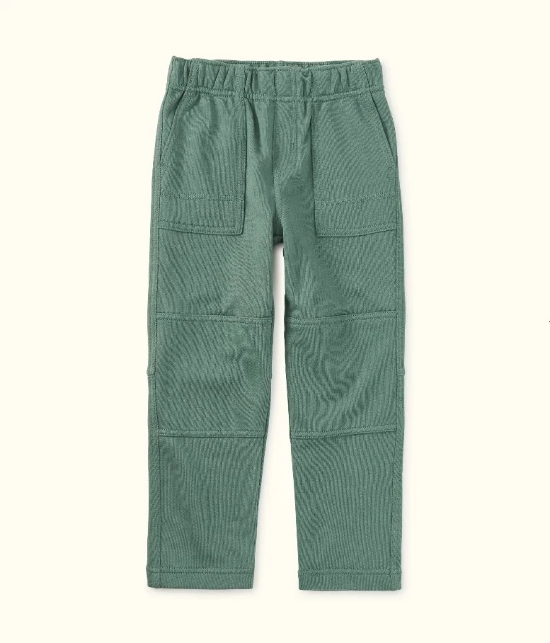 Tea Collection | Playwear Pants in Dark Laurel